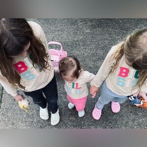 Big Sis & Lil Sis Matching Sibling Shirts Sweatshirts